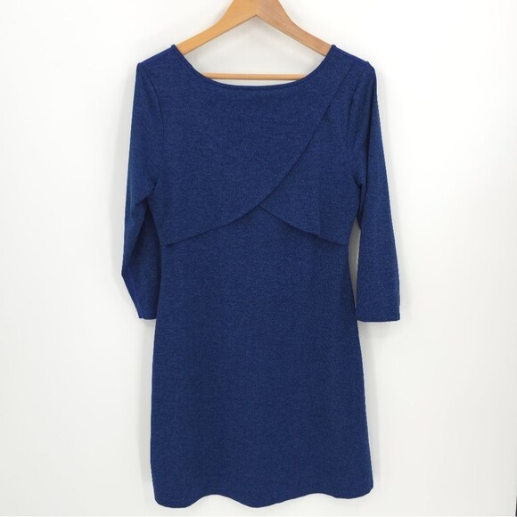 Patagonia Seabrook Dress 3/4 Sleeve Quick Drying UPF 50 Harvest Moon Blue - Picture 3 of 13